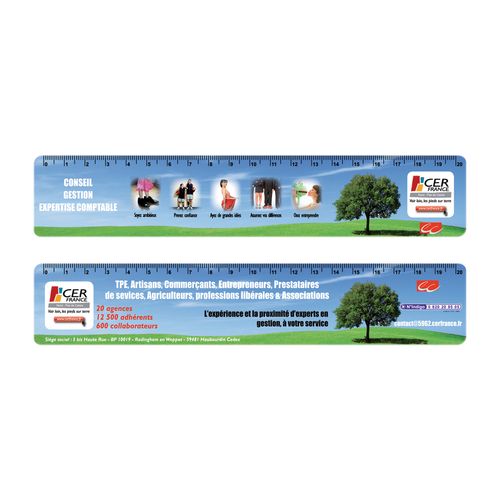 REGLE SOUPLE PVC 20 CM FAB FR - 2