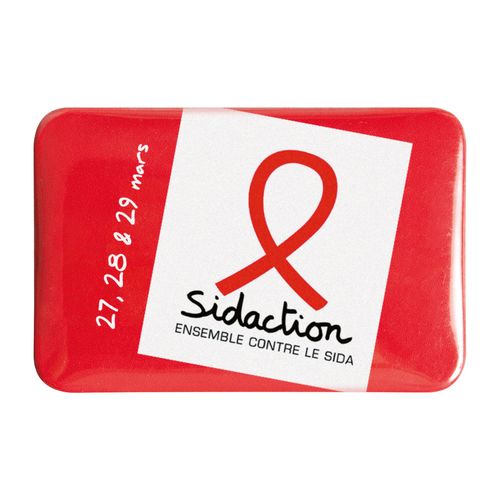 BADGE RECTANGLE 5,9 x 3,9 CM - 4