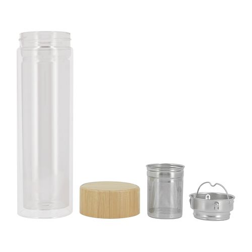 GOURDE EN VERRE INFUSEUR 450ML - 5