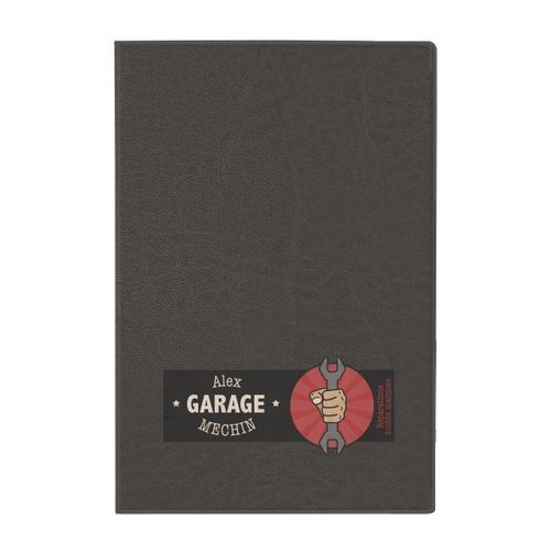 PORTE-CARTE GRISE PVC MAT - 5
