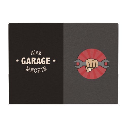 PORTE-CARTE GRISE PVC MAT - 7