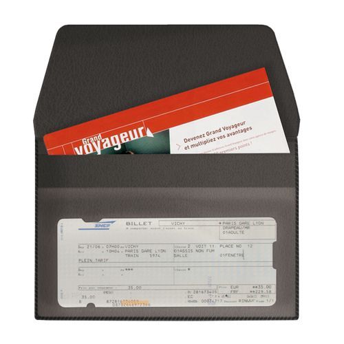 POCHETTE VOYAGE 2 P IMIT° CUIR - 2