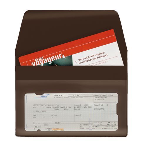 POCHETTE VOYAGE 2 P PVC VERNI - 2