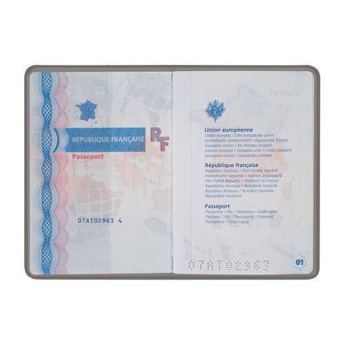 COUV. PASSEPORT PVC MARBRE - 3