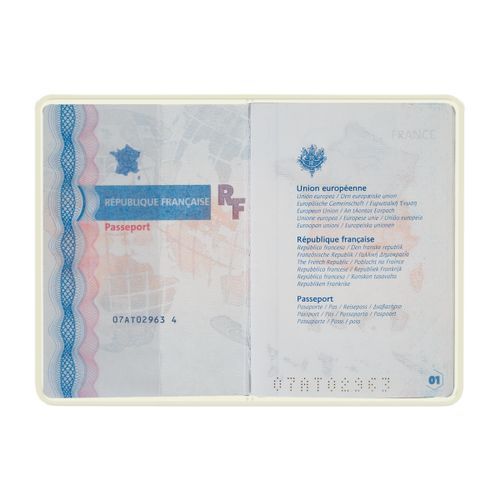 COUV. PASSEPORT PVC GOMME MAT - 3