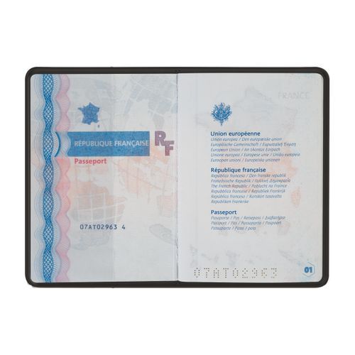 COUV. PASSEPORT PVC VERNI - 3