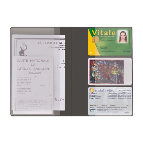 POCHETTE SANTE 5 P IMIT° CUIR - 2