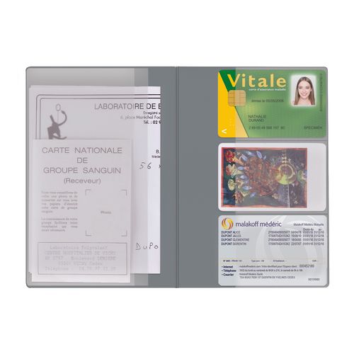 POCHETTE SANTE 5 P PVC MARBRE - 2