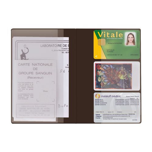 POCHETTE SANTE 5 P PVC VERNI - 2