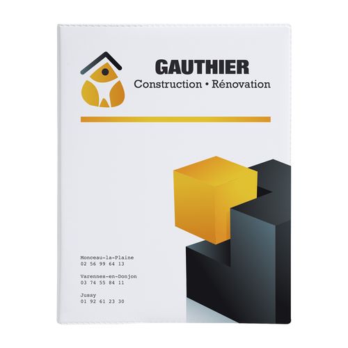 CONFERENCIER A4 PVC GOMME - 11