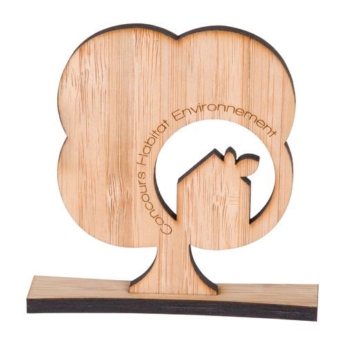 TROPHEE BAMBOU L10 X H15 CM - 4