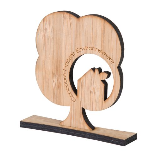 TROPHEE BAMBOU L10 X H15 CM - 3