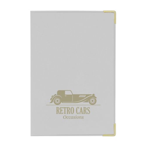 PORTE-CARTE GRISE PVC MAT - 4