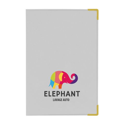 PORTE-CARTE GRISE PVC MAT - 5