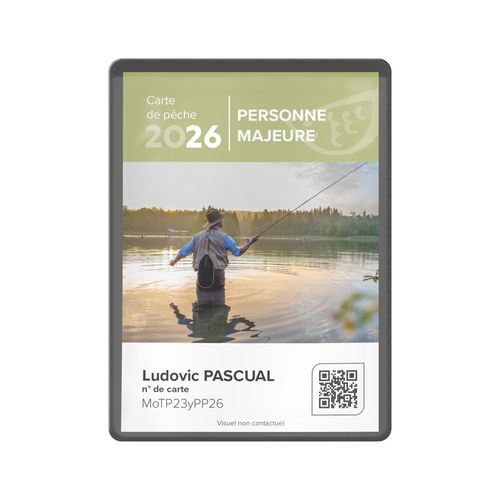 ETUI CARTE PÊCHE PVC IMIT CUIR - 2