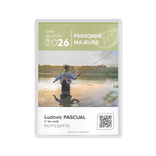 ETUI CARTE PÊCHE PVC STANDARD - 2