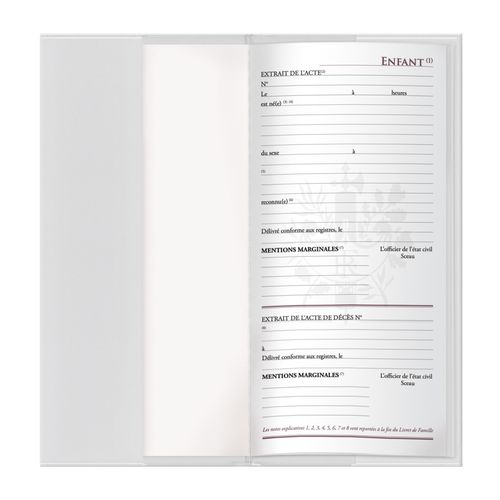 COUV LIVRET DE FAM. PVC STANDA - 4