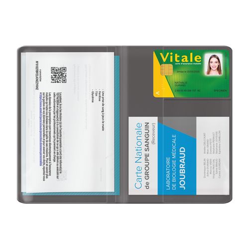 POCHETTE SANTE PVC IMIT° CUIR - 3