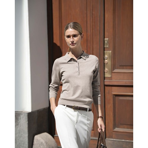 Brighton Long Sleeve Polo Women