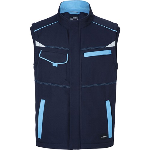 Bodywarmer de travail softshell Unisexe Grande taille Daiber