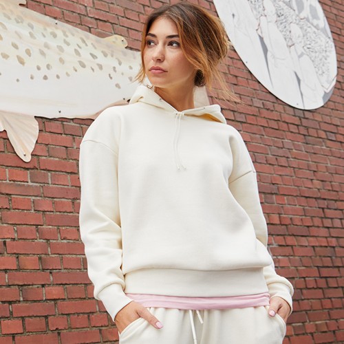 Sweat-shirt à capuche bio Femme Daiber