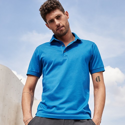 Polo mercerisé slim fit Homme