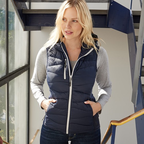 Bodywarmer matelassé hybride hiver Femme Daiber