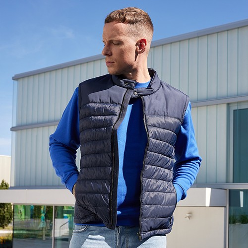 Bodywarmer matelassé RPET hybride hiver Homme Daiber