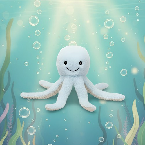 Peluche pieuvre RPET MBW