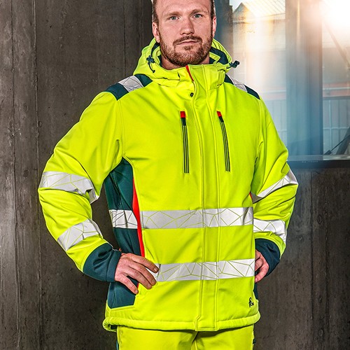 Veste de travail softshell Hiver haute visibilité Homme CXS