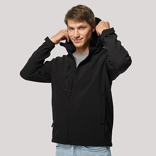 Veste softshell classique Grande taille Homme Malfini