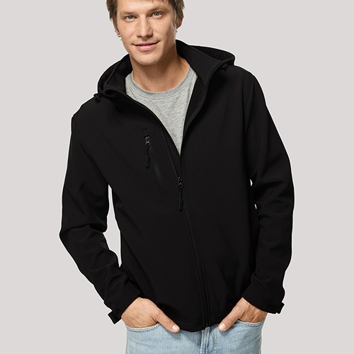 Veste softshell classique Grande taille Homme Malfini