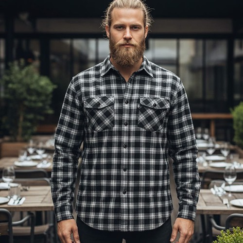 Chemise de travail à carreaux Homme CXS