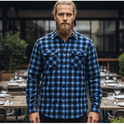 Chemise de travail à carreaux Homme CXS