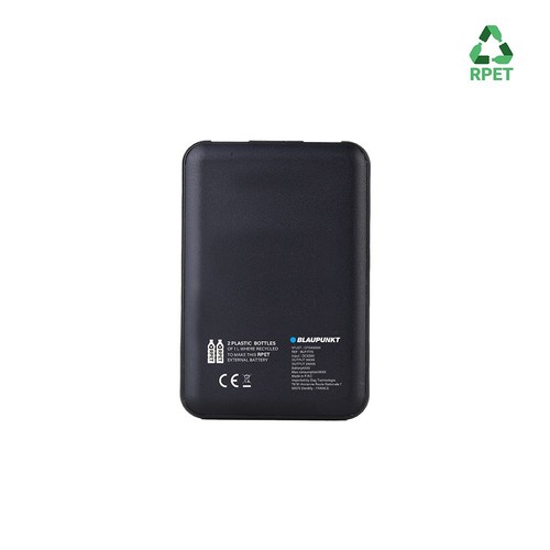 Batterie de secours RPET avec LED 5 000mAh - BLAUPUNKT