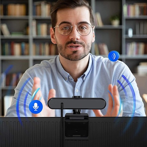 Webcam HD 2K avec trépied - BLAUPUNKT
