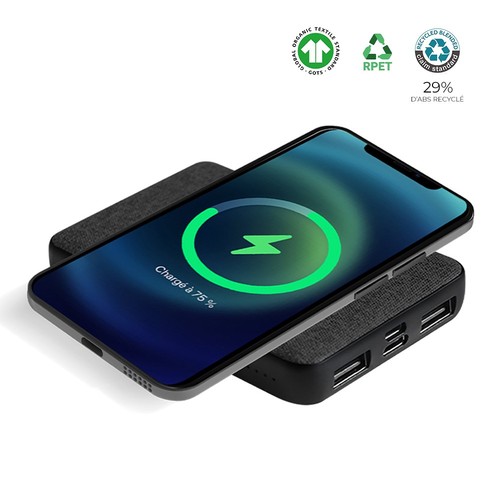 Batterie de secours induction RPET et Chanvre 5 000mAh - BLAUPUNKT, Blaupunkt, SquareNuts - Mataro Advice srl