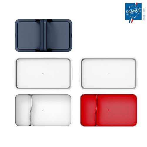 Boite Repas avec poignées 2 compartiments - GOODJOUR thumbnail 4