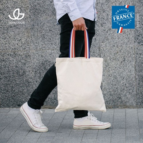 Totebag coton recyclé 220g certifié Origine France Garantie - GOODJOUR