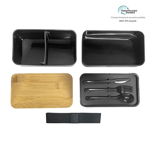 LunchBox 2 compartiments et couverts - Environnement & Nature thumbnail 4