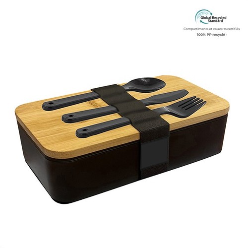 LunchBox 1 compartiement et couverts - ENVIRONNEMENT & NATURE