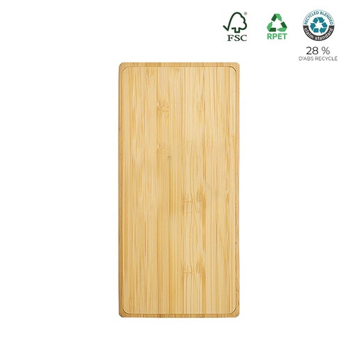 Batterie de secours solaire bambou FSC  8000mAh - BLUETECH thumbnail 5