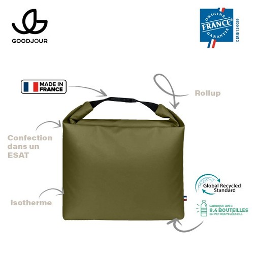 Sac isotherme Rolltop fabriqué en FRANCE - GOODJOUR thumbnail 4