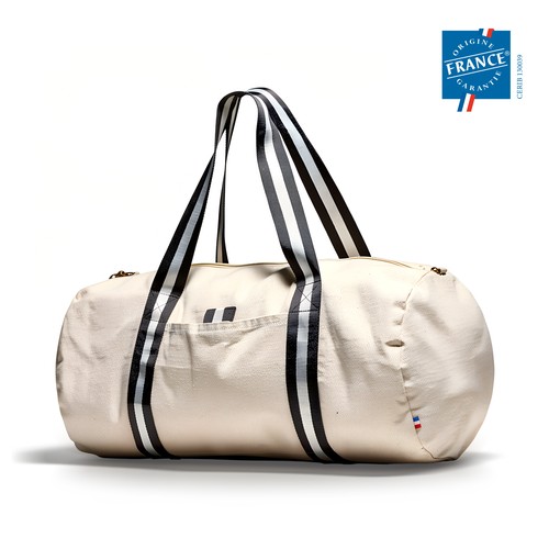 Sac polochon coton recyclé Certifié Origine France garantie