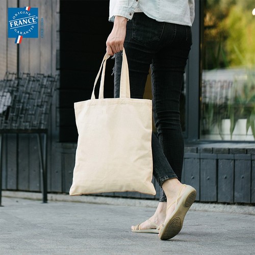 Totebag pliable coton/jute Certifié Origine France Garantie - GOODJOUR
