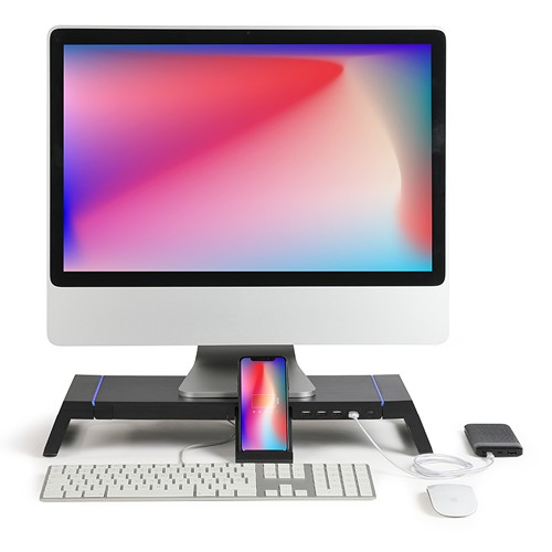 Rehausseur d’ordinateur avec hub - 1