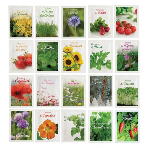 Sachet graines 60x80mm standard - 1
