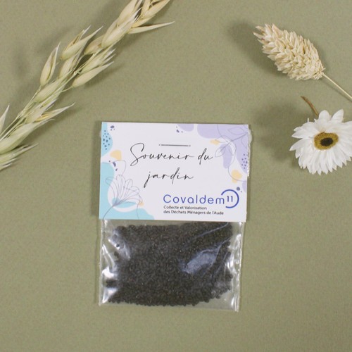 Sachet graines transparent avec cavalier - 2