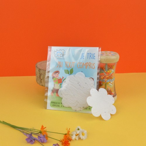Confettis papier graines