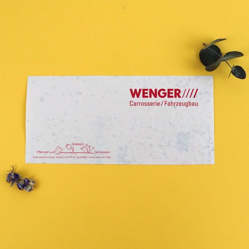 Enveloppe papier graines 110x220mm